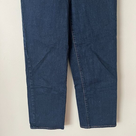 Levi's Tailored Ribcage Straight Leg Jeans Dark Wash Women's Size 27 - Picture 3 of 12